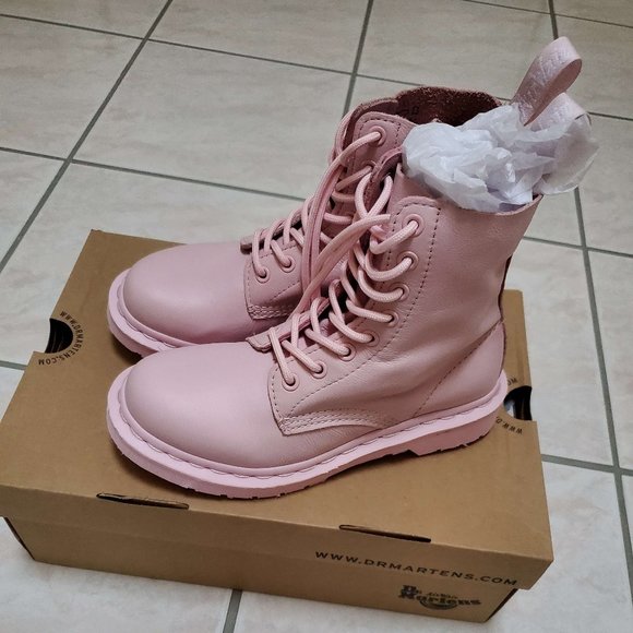 Dr. Martens 1460 Pascal Women's Mono Lace Up Boots - Picture 1 of 6